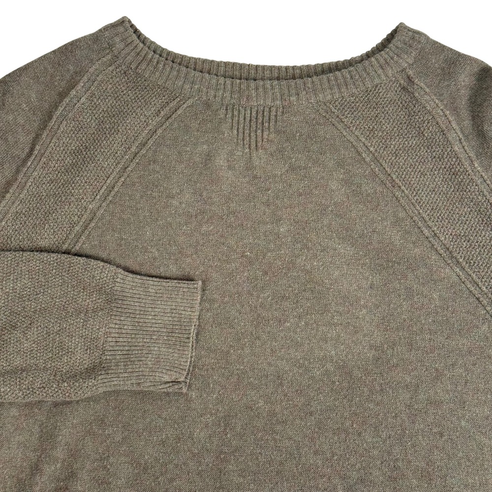 prAna Avita Sweater Organic Cotton Textured Raglan Sleeve Pullover Womens S